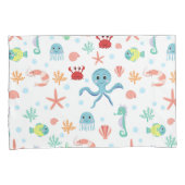 Housse D'oreillers Motif du monde marin (devant-Droit)