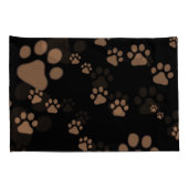 Housse D'oreillers Motif Empreinte de patte (Dos-Droit)