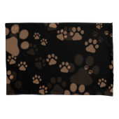 Housse D'oreillers Motif Empreinte de patte (devant-gauche)