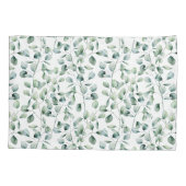 Housse D'oreillers Motif Eucalyptus aquarelle (Dos)