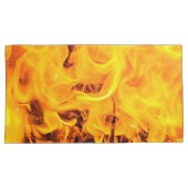 Housse D'oreillers Motif Feu Et Flames (devant-Droit)