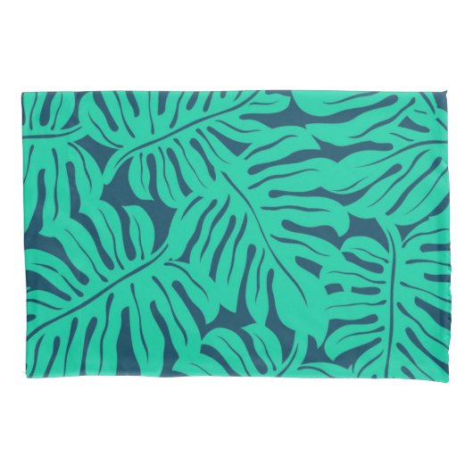 Housse D'oreillers motif feuille (devant)