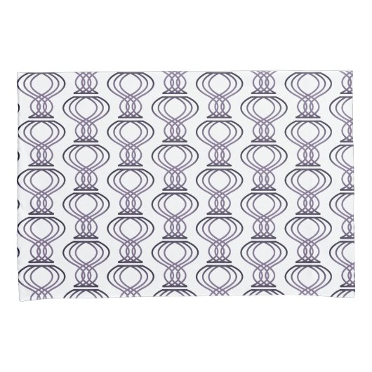 Housse D'oreillers Motif final violet brûlé (devant-Droit)