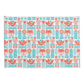 Housse D'oreillers Motif finlandais d'art populaire de Fox et (Dos-Droit)