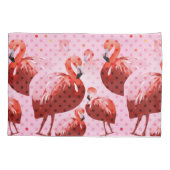 Housse D'oreillers Motif flamant à l'aquarelle (Dos)