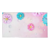 Housse D'oreillers Motif Fleurs 7 (Dos)