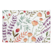 Housse D'oreillers Motif floral (Dos)