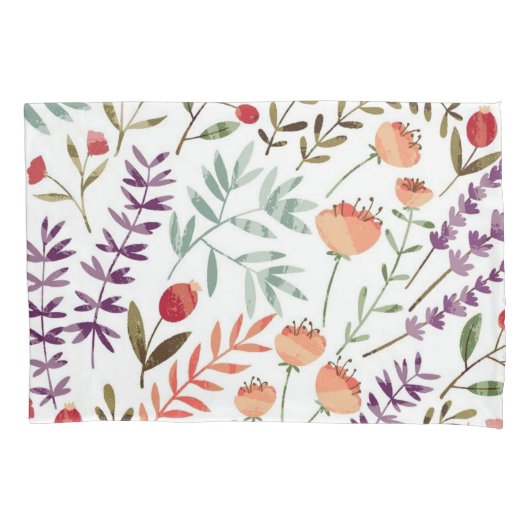 Housse D'oreillers Motif floral (devant)