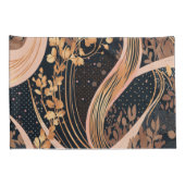 Housse D'oreillers motif floral Abstrait, pois, vignes (Dos-Droit)