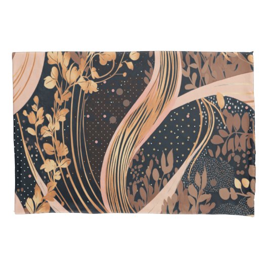 Housse D'oreillers motif floral Abstrait, pois, vignes (devant-gauche)