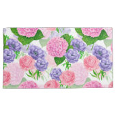 Housse D'oreillers Motif floral aquarelle (devant-Droit)