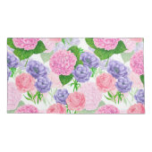 Housse D'oreillers Motif floral aquarelle (Dos-gauche)