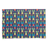 Housse D'oreillers Motif floral coloré (devant-Droit)