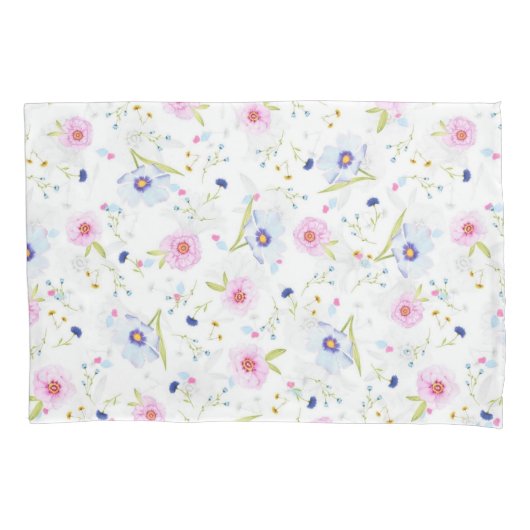 Housse D'oreillers Motif Floral Coussin Coque (devant)