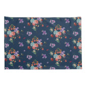 Housse D'oreillers Motif floral de bouquet rose (Dos-Droit)