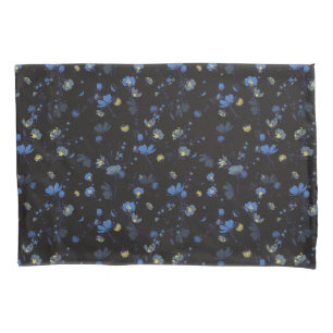 Housse D'oreillers Motif floral soufflé par vent
