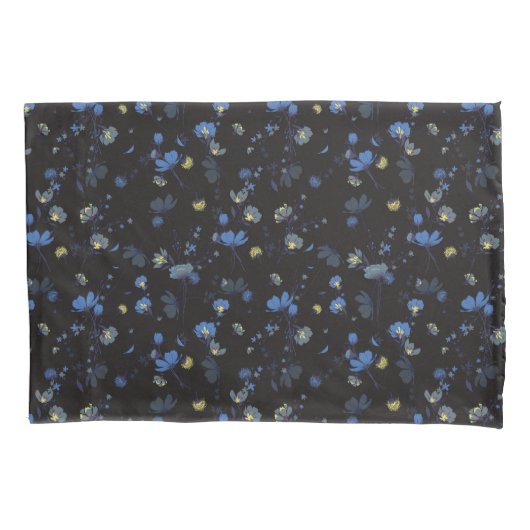 Housse D'oreillers Motif floral soufflé par vent (devant-gauche)