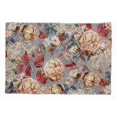 Housse D'oreillers Motif floral, style Art nouveau. (Dos)