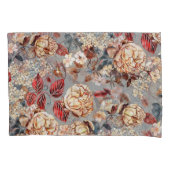 Housse D'oreillers Motif floral, style Art nouveau. (devant)