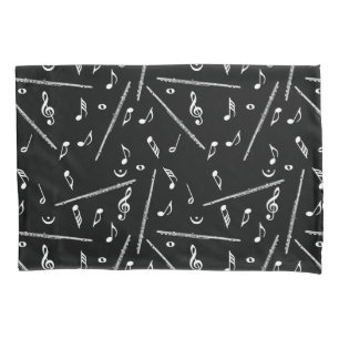 Housse D'oreillers Motif Flute Music Note