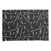 Housse D'oreillers Motif Flute Music Note (devant-Droit)