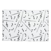 Housse D'oreillers Motif Flute Music Note (Dos-gauche)