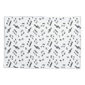 Housse D'oreillers Motif Fun Music Notes (Dos)