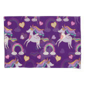 Housse D'oreillers Motif Funny Unicorn Magique Cheval mignon (devant-gauche)