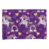 Housse D'oreillers Motif Funny Unicorn Magique Cheval mignon (devant-Droit)