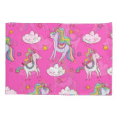 Housse D'oreillers Motif Funny Unicorn mignonne (Dos-gauche)