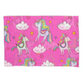 Housse D'oreillers Motif Funny Unicorn mignonne (devant-gauche)