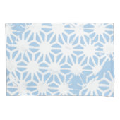 Housse D'oreillers Motif géométrique bleu pâle (devant)