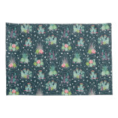 Housse D'oreillers Motif géométrique de Succulents (Dos-Droit)