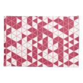 Housse D'oreillers Motif géométrique Magenta moderne (Dos-gauche)