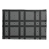 Housse D'oreillers Motif géométrique noir et blanc Ama (Dos)
