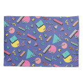 Housse D'oreillers Motif géométrique rétro (Dos-gauche)