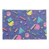 Housse D'oreillers Motif géométrique rétro (Dos-Droit)