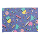 Housse D'oreillers Motif géométrique rétro (devant-Droit)