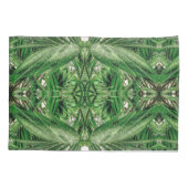 Housse D'oreillers Motif Greens et Raindrops (Dos-gauche)