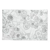 Housse D'oreillers Motif gris clair (Dos)