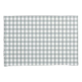 Housse D'oreillers Motif gris et blanc En vichy (devant-Droit)
