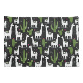 Housse D'oreillers Motif heureux de lama (Dos-Droit)