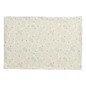 Housse D'oreillers Motif heureux en pastel de dents (Dos-gauche)