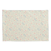 Housse D'oreillers Motif heureux en pastel de dents (Dos-Droit)