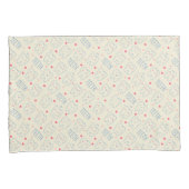 Housse D'oreillers Motif heureux en pastel de dents (devant-Droit)