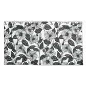 Housse D'oreillers Motif Hibiscus (Dos-gauche)