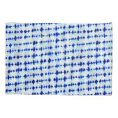 Housse D'oreillers Motif Indigo Blue Shibori (Dos-gauche)