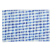 Housse D'oreillers Motif Indigo Blue Shibori (devant-Droit)