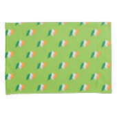 Housse D'oreillers Motif irlandais de drapeau (devant-Droit)