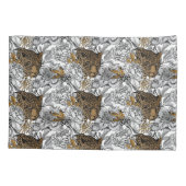 Housse D'oreillers Motif Leopard & Peonies (Dos-gauche)